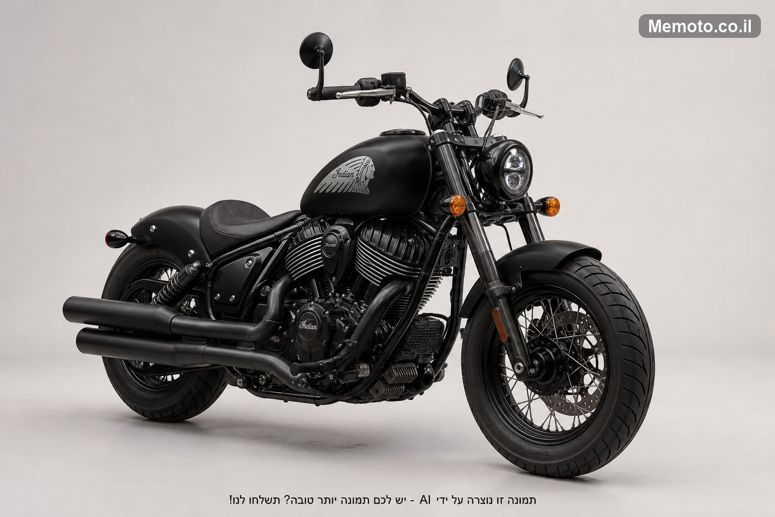 Indian BOBBER CHIEF HORSE DARK