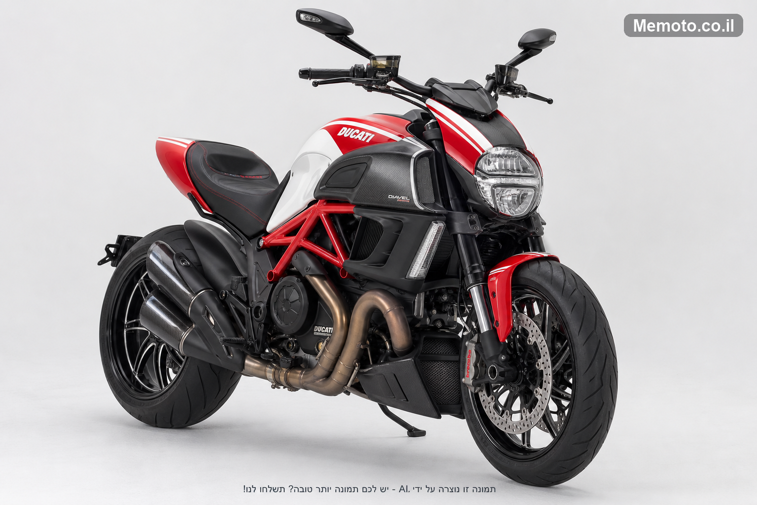 Ducati CARBON DIAVEL RED/WHITE