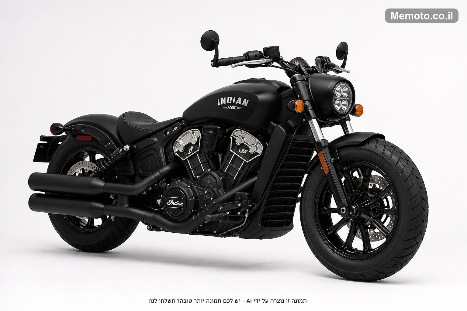 Indian SCOUT-BOBBER COBRA-THUNDER-BLACK